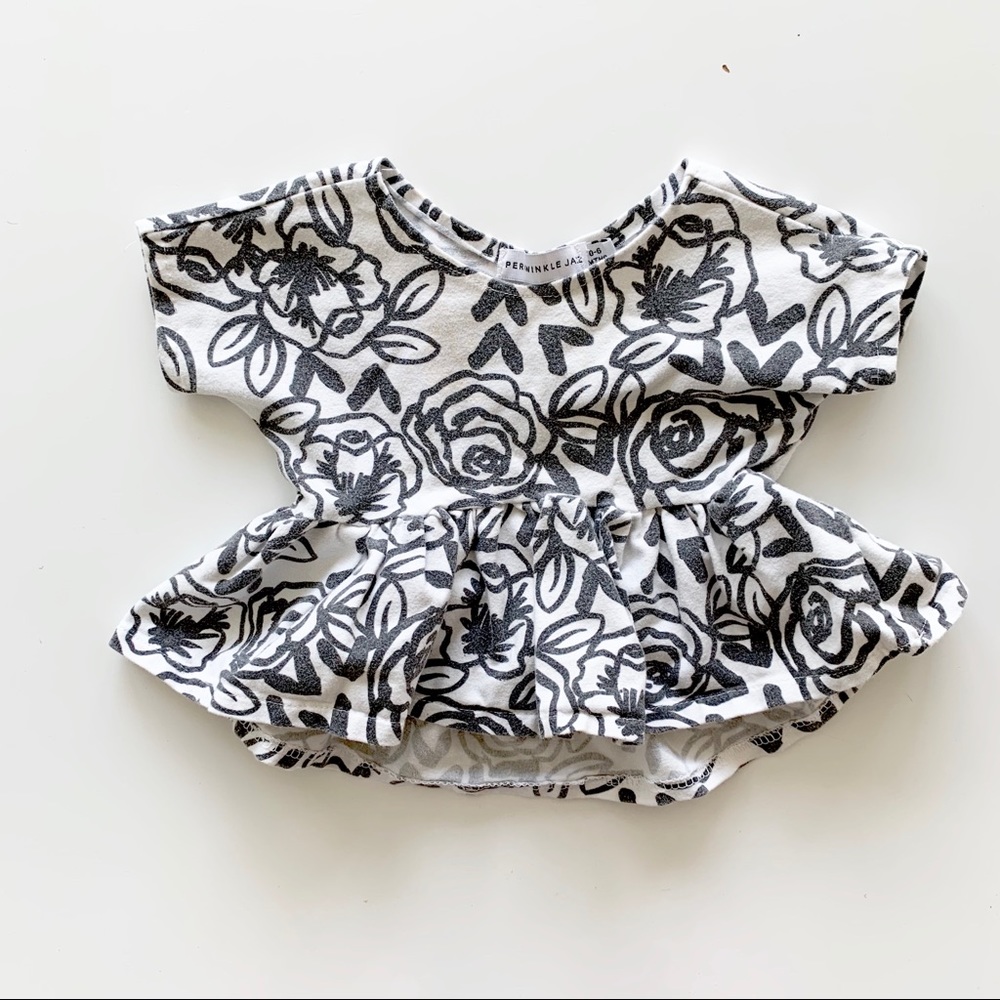 Baby girl peplum top